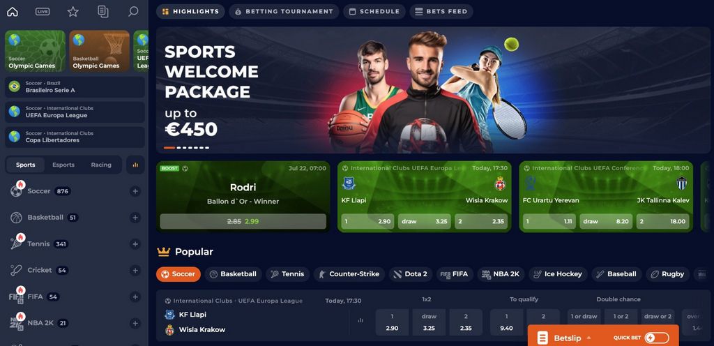 NineCasino : Le casino